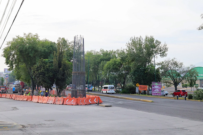Obras del Morebús en Tres Puentes.