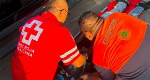 El accidente ocurrió sobre la calle Nicolás Bravo en el Barrio de Las Colonias.