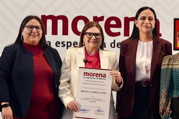 Morena elige a Imelda Castro como coordinadora en Sinaloa