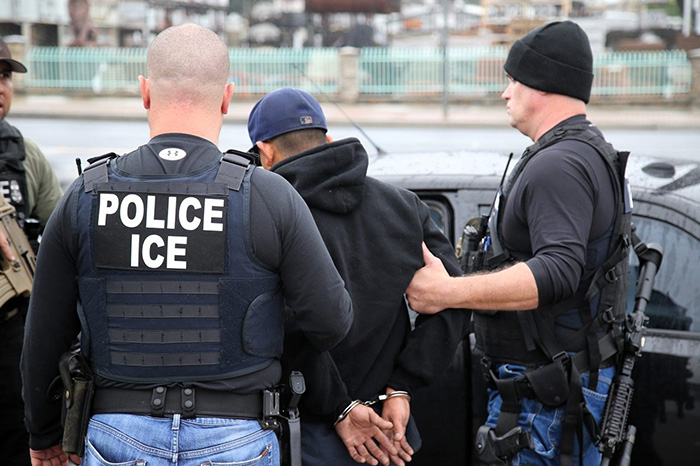 Operativos de control migratorio en Estados Unidos.