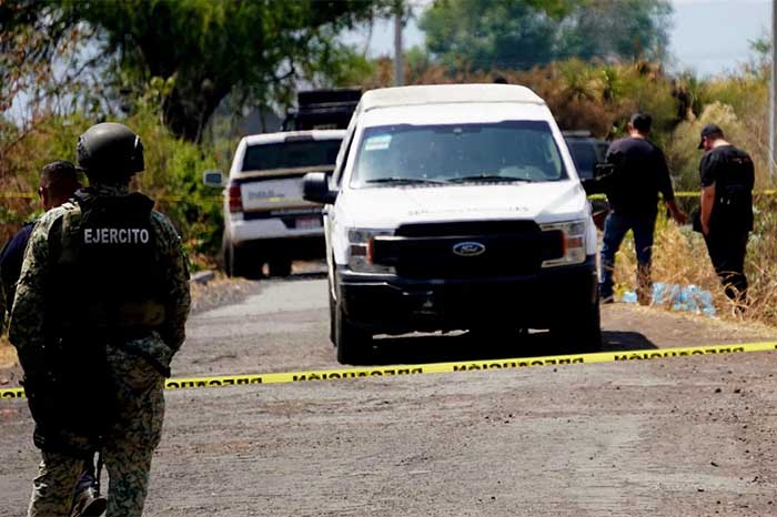 Patrullas de la Guardia Nacional en una zona rural de Buenavista, Michoacán.