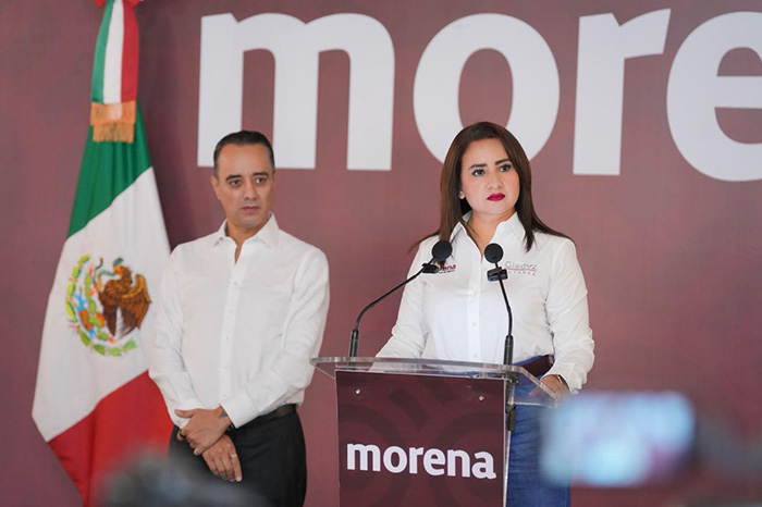 Rueda de prensa de Gladyz Butanda
