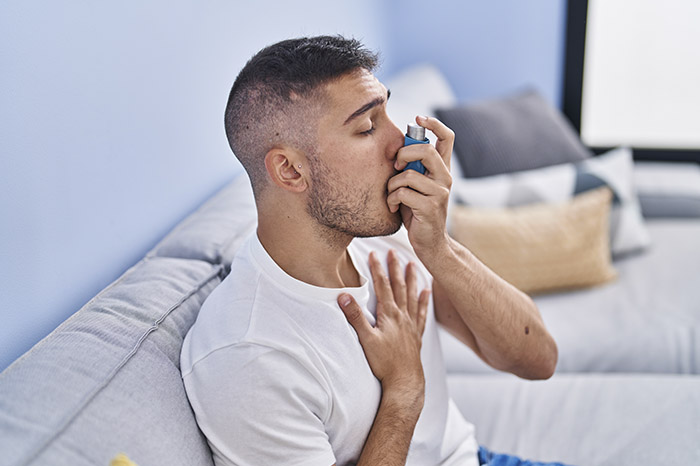Paciente con malestar de vías respiratorias.