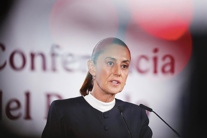 Palacio Nacional en la Ciudad de México previo al mensaje del Segundo Informe de Gobierno de la presidenta Claudia Sheinbaum.