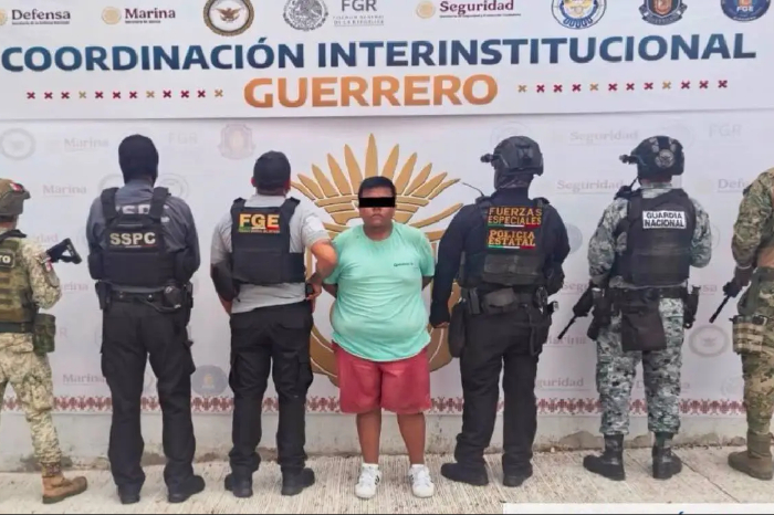 Detienen en Guerrero a presunto jefe de plaza de Los Rusos ligado al Cártel de Sinaloa.