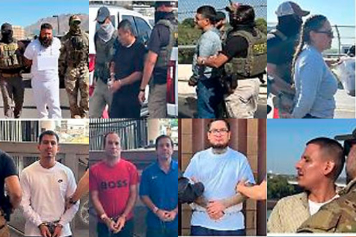 10 fugitivos entregados por Estados Unidos a México