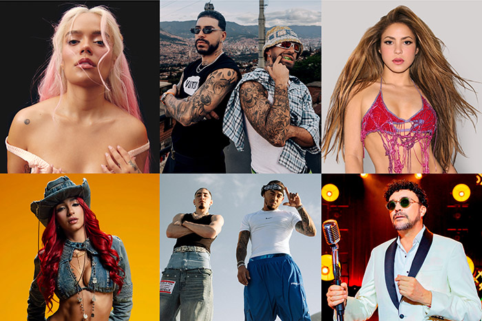 Karol G, Shakira y otros artistas protagonizan los principales estrenos latinos de la semana.