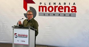 Higinio Martínez, senador de Morena elegido como próximo presidente del Senado mexicano.