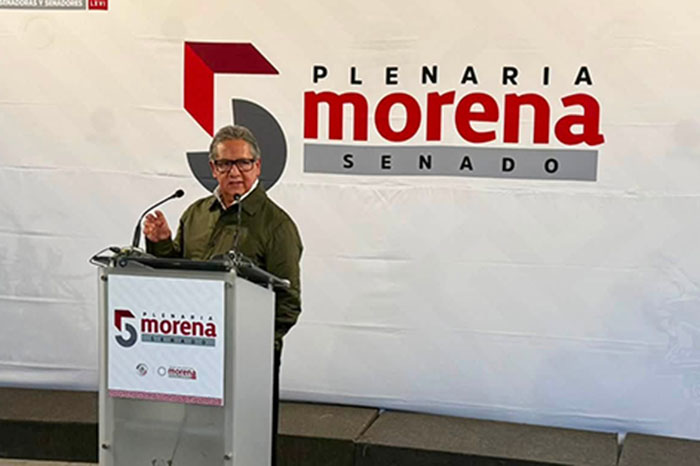 Higinio Martínez, senador de Morena elegido como próximo presidente del Senado mexicano.