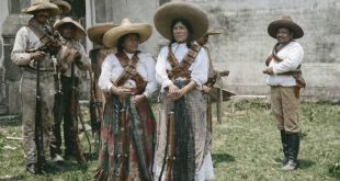 Escena del documental La Bola con imágenes restauradas y coloreadas de la Revolución Mexicana mediante inteligencia artificial.
