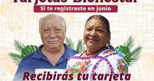 Bienestar entrega Tarjetas a Mujeres y Adultos Mayores