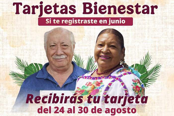 Bienestar entrega Tarjetas a Mujeres y Adultos Mayores