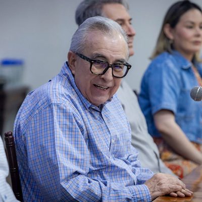 Rubén Rocha Moya, gobernador constitucional del estado de Sinaloa.