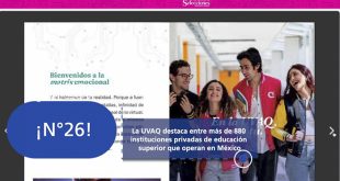 Página web mostrando a la UVAQ