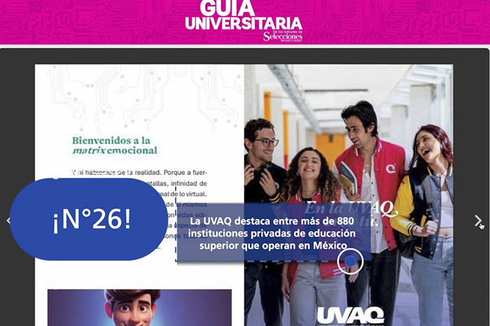 Página web mostrando a la UVAQ