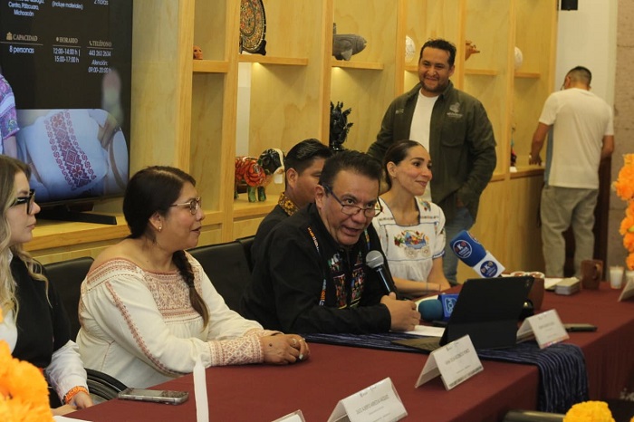 Presentan cartelera de la Noche de Muertos Michoacán 2026