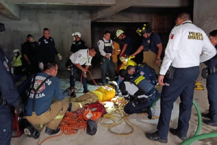 intoxicacion albaniles cisterna Las Americas Morelia