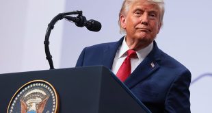 El presidente de Estados Unidos, Donald Trump, ofreciendo declaraciones en la Casa Blanca.