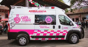 nueva unidad de emergencia adquirida por el Gobierno Municipal de Salvador Escalante.