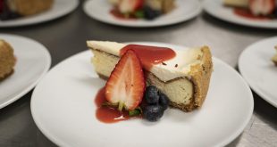 Imagen de un postre rico en azúcares.