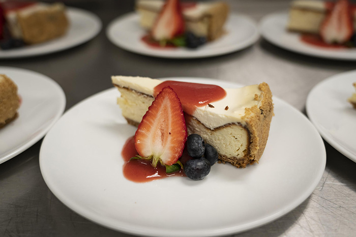 Imagen de un postre rico en azúcares.