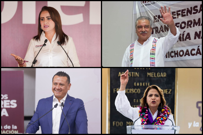 quienes buscan la gubernatura de Michoacan por Morena