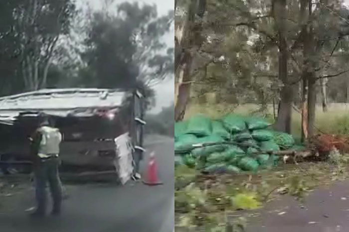 accidente torton limones Morelia Patzcuaro San Jose Coapa