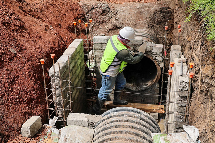 Trabajos de modernización en la infraestructura de Morelia por el proyecto Morebús.