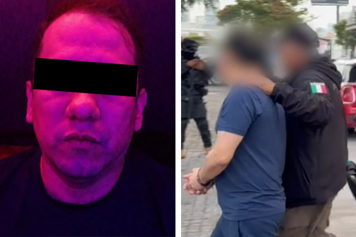 Elementos de seguridad federal durante operativo de captura en Puebla.