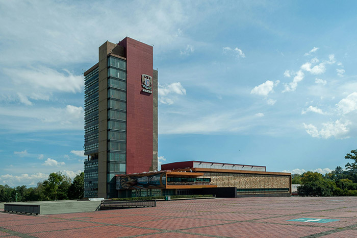 Edificio de la Torre de Rectoría de la Universidad Nacional Autónoma de México.