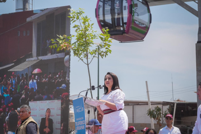 En el caso de Morelia, el teleférico forma parte, junto con el Morebús.