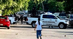 Hombre asesinado a balazos en la colonia Palmira de Apatzingán.