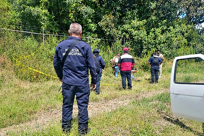 Hombre asesinado es localizado en un predio de Purépero