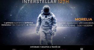 Cartel promocional del evento en el Teatro Matamoros de Morelia.
