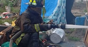 Pepenador resulta intoxicado durante incendio en La Piedad