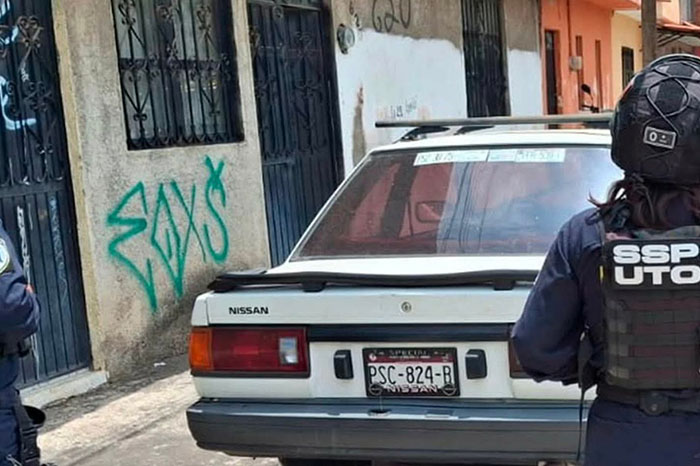 Policía Morelia localiza auto robado en la colonia Las Margaritas