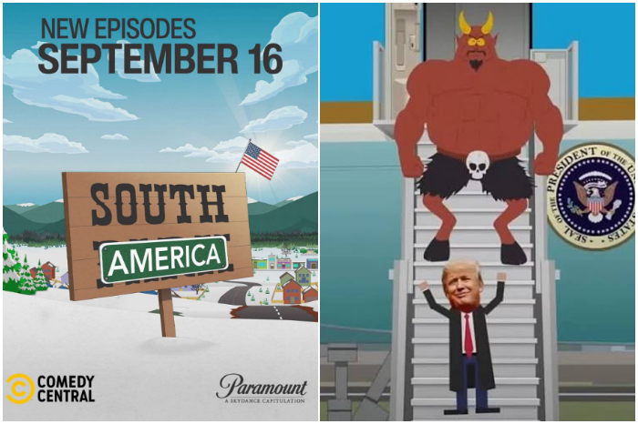South Park se burla de Donald Trump con el nombre South America