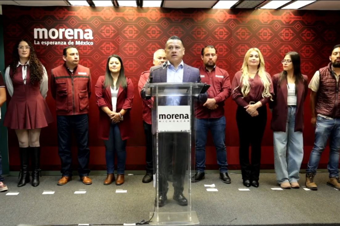 Torres Piña ofrece rueda de prensa como coordinador de 4T