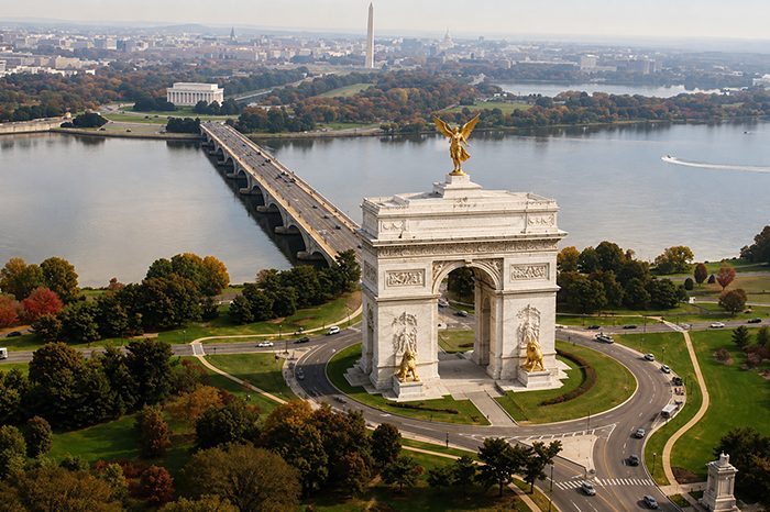 Donald Trump impulsa construcción de arco de triunfo en Washington