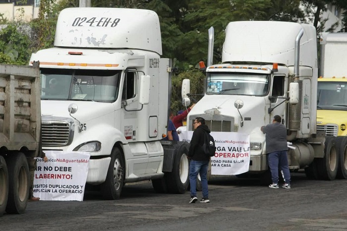 caravana transportistas morelia