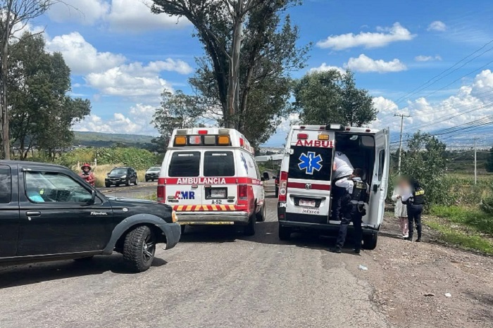 Motociclista de la tercera edad es chocado y atropellado en la Morelia-Quiroga
