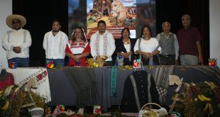 Rueda de prensa de las festividades de Cuanajo para Noche de Muertos.