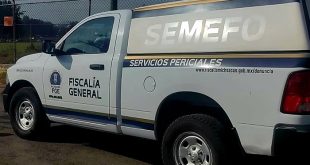 Cintas de acordonamiento y patrullas de la FGE resguardando la zona en Sahuayo.