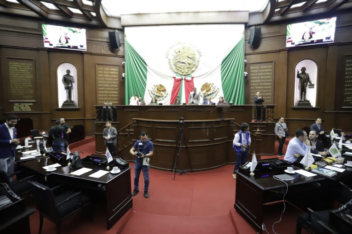 El Pleno de la 76 Legislatura en votación del proyecto de Presupuesto de Egresos.