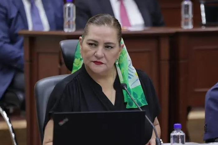 La consejera presidenta del INE, Guadalupe Taddei.
