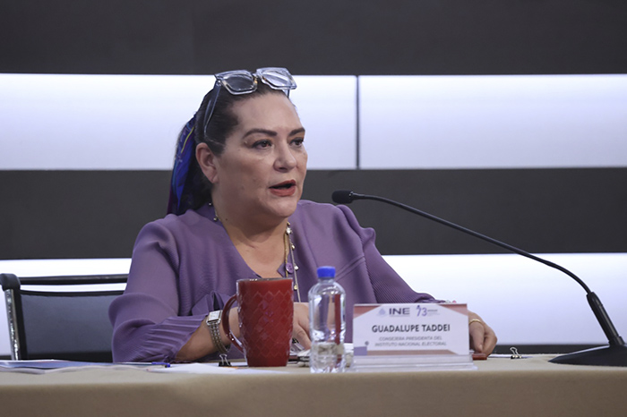 Guadalupe Taddei, ex consejera presidenta del Instituto Nacional Electoral.