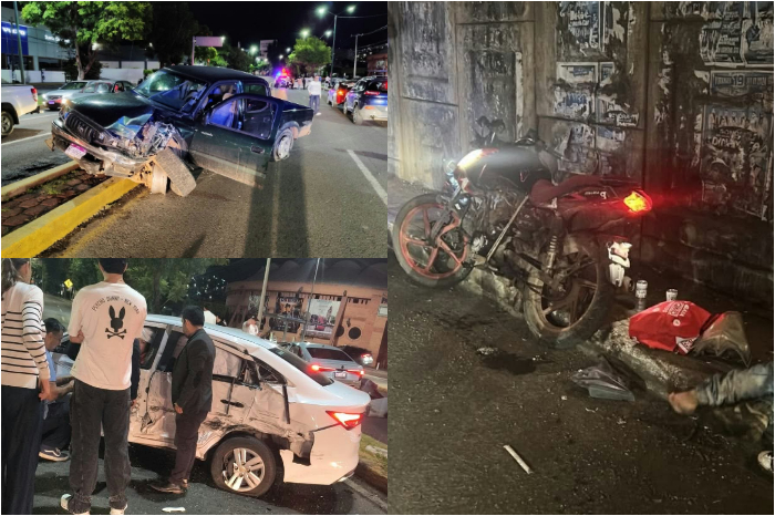 Dos accidentes vehiculares dejan dos personas heridas en Morelia