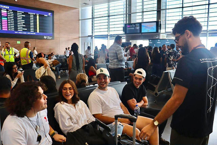 Avión de Aeroméxico en una nueva conexión aérea entre Morelia y la Ciudad de México.