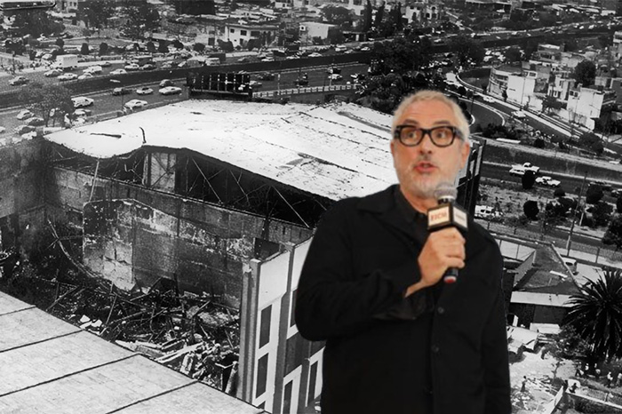 Alfonso Cuarón recuerda el incendio de la Cineteca Nacional de 1982 durante el Festival Internacional de Cine de Morelia.