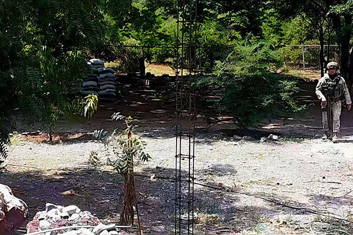 Operativo de seguridad en Apatzingán tras un ataque armado en la comunidad de El Guayabo.